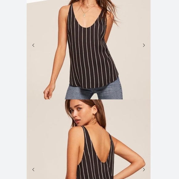 Reformation Lima Stripe Tank Top - like new - Picture 5 of 5